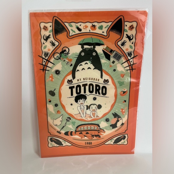 My Neighbor Totoro Single Pocket Thin Folder - Picture 1 of 5